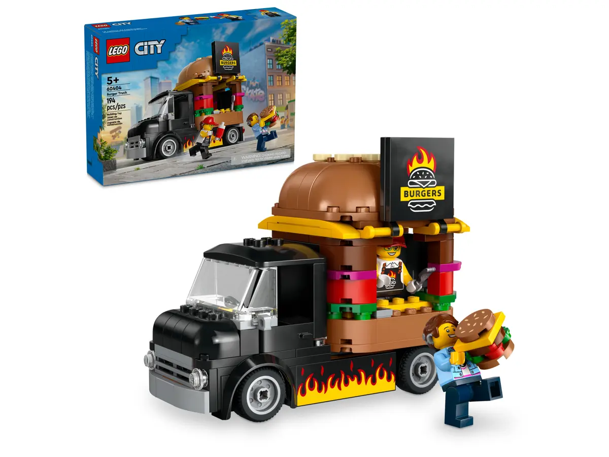 Lego City Ciężarówka z Burgerami 60404