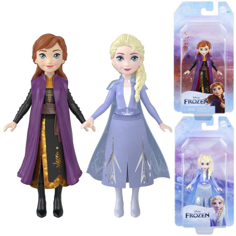 Frozen Kraina Lodu Zestaw Małych Lalek Anna HLW99 i Elsa HLW98