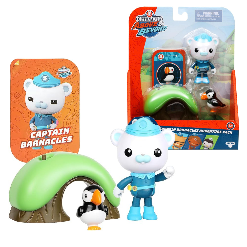 Oktonauci Zestaw Figurka Kapitan Barnie Adventure Pack 61099