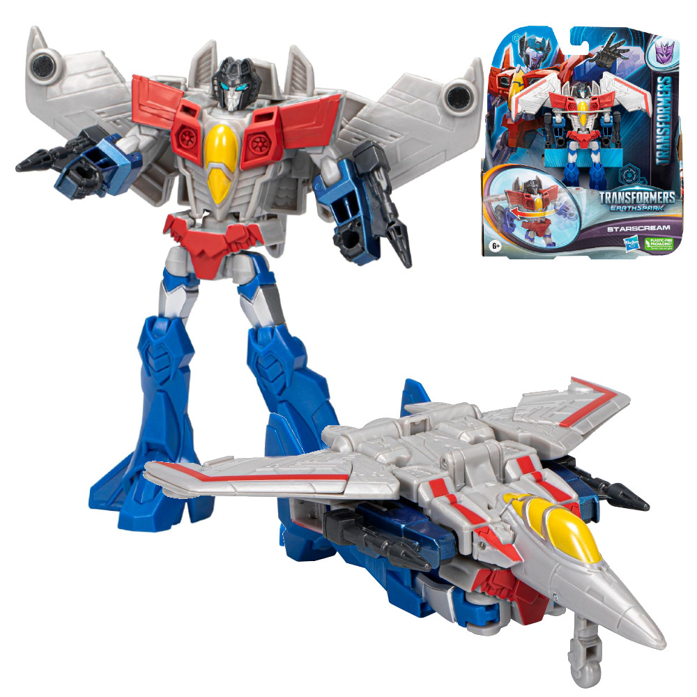 Transformers EarthSpark Figurka Auto Bot 2w1 Starscream F6728