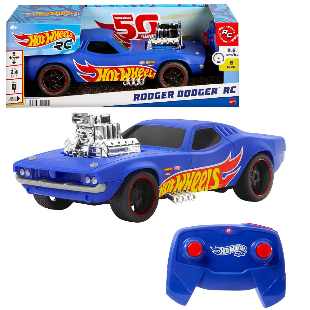 Hot Wheels Rodger Dodger RC 1:16 Auto Zdalnie Sterowane HTP54