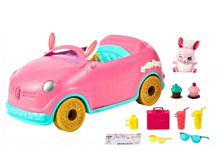 Enchantimals Zestaw Króliczkowóz z królikiem Twist HCF85 -brak lalki