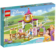 Lego Disney Królewskie stajnie Belli i Roszpunki 43195