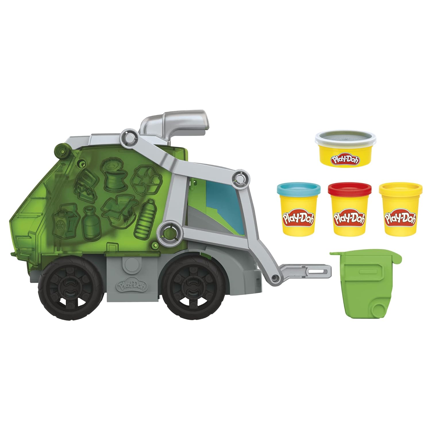 Play-Doh Ciastolina Śmieciarka Ciężarówka do Recyklinu + 4 Tuby F5173