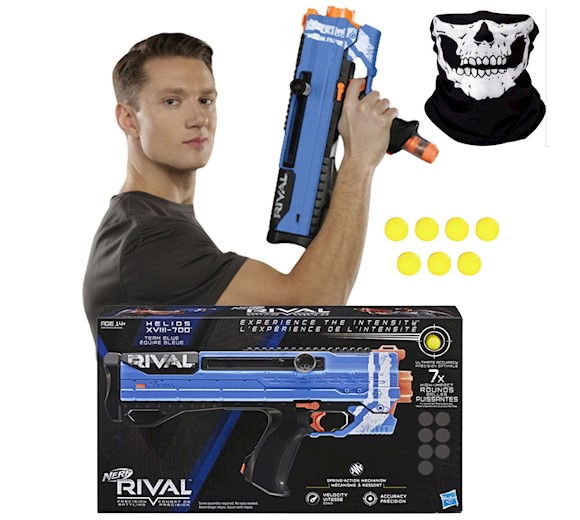 Nerf Rival Helios Xviii-700 Et Billes En Mousse Nerf Rival Officielles Rouge reconditionné Nerf Rival Helios Xviii-700 Et Billes En Mousse Nerf Rival Officielles Rouge reconditionné