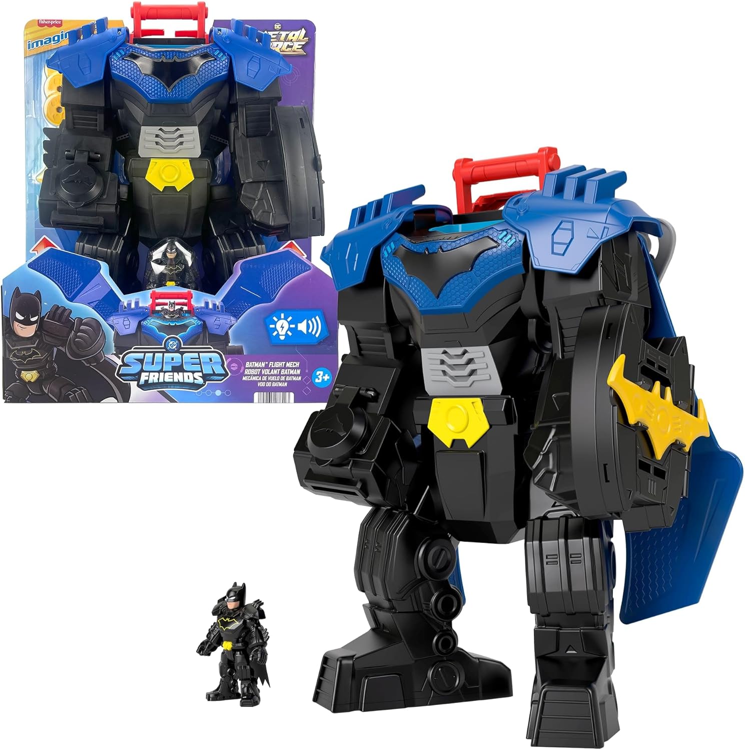 DC Super Friends Batman Zestaw Bojowy Mech Batmana z figurką JDL03