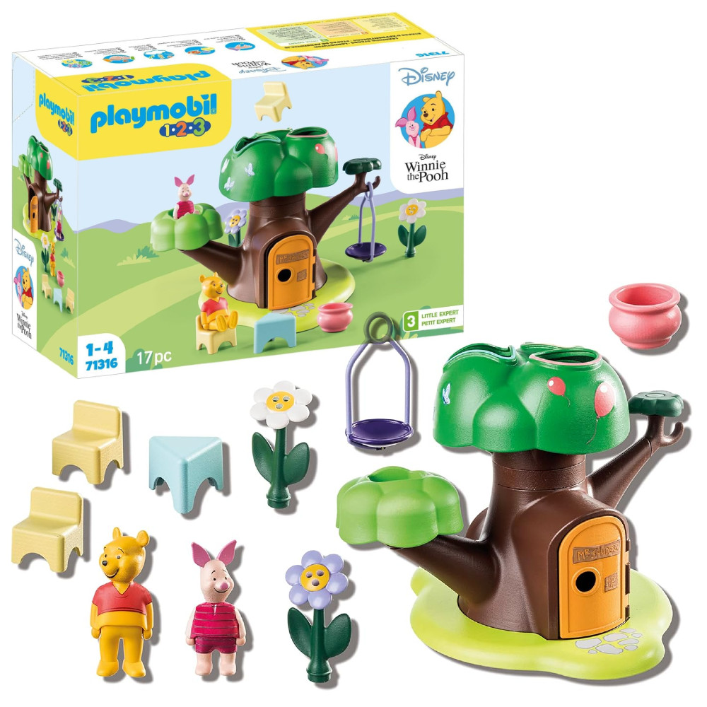 Playmobil 1.2.3 Disney Domek na drzewie Kubusia Puchatka 71316