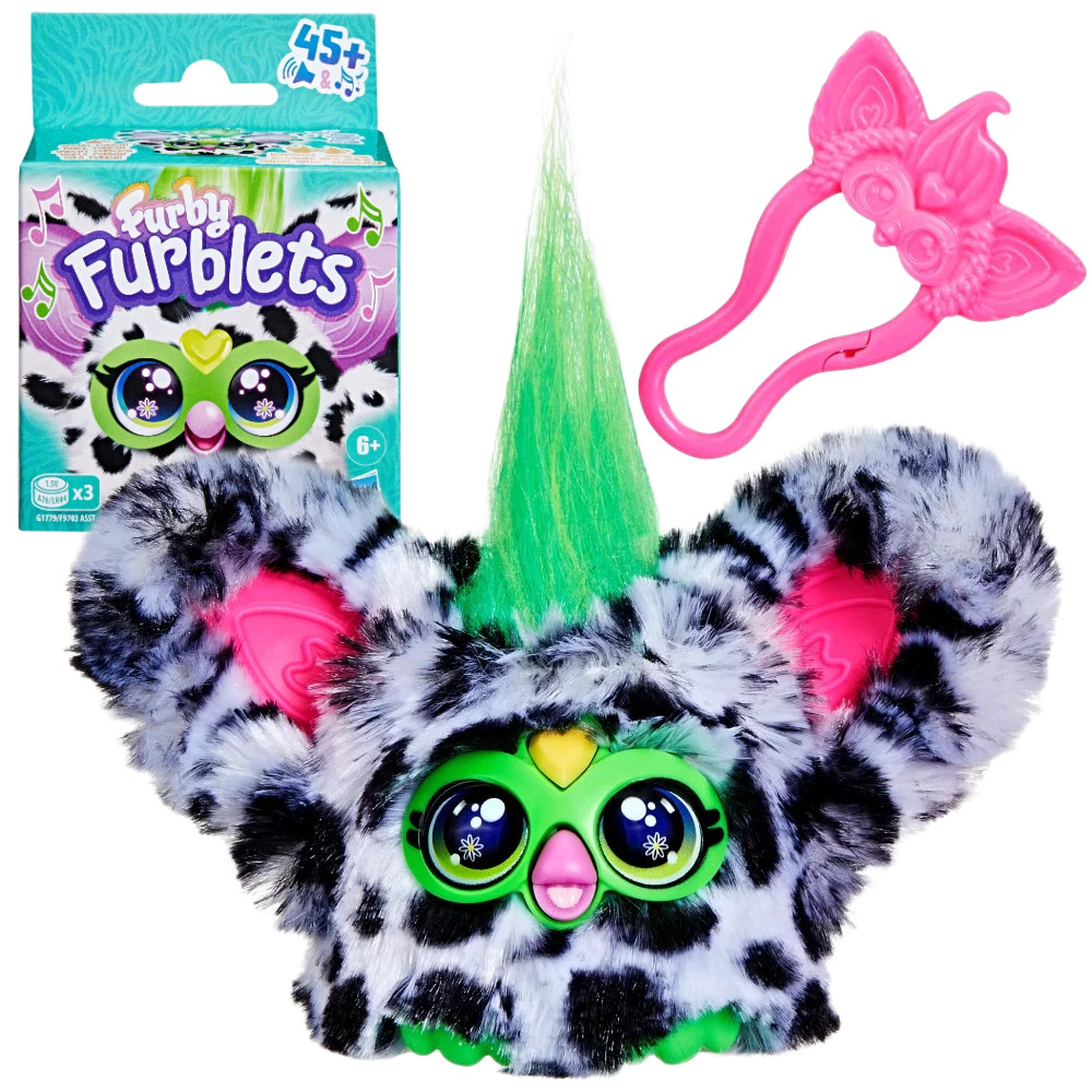 Furby Furblets Interaktywna maskotka Krówka Moo-Boo G1779