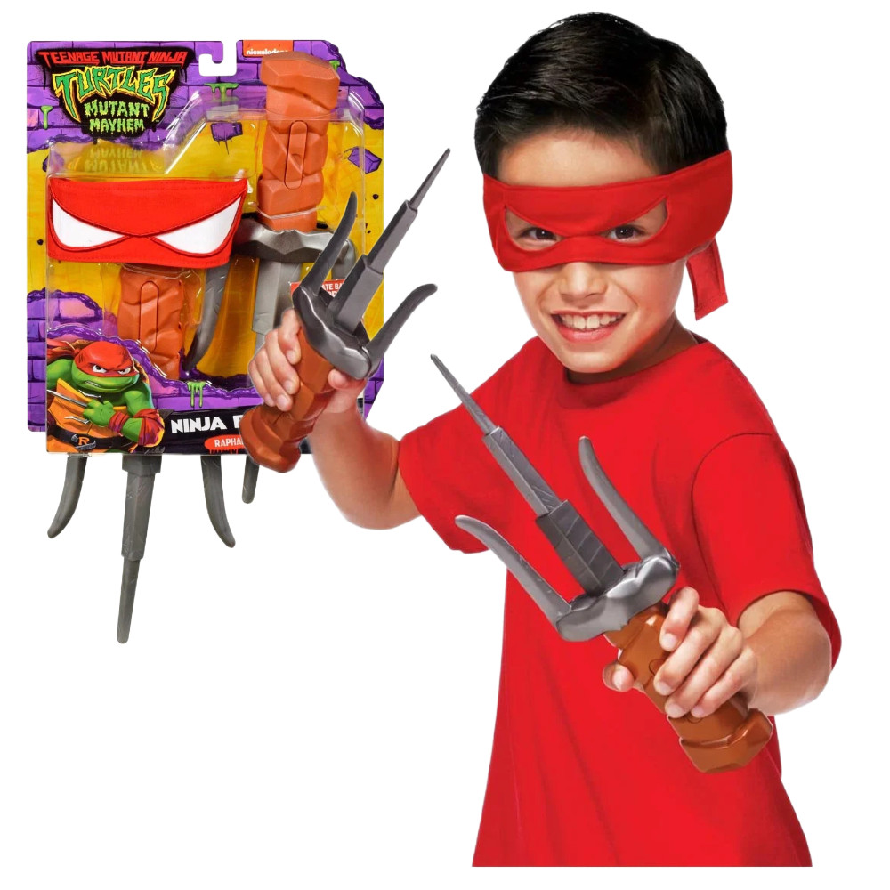Wojownicze Żółwie Ninja Zestaw Sais i Maska Raphaela 83524