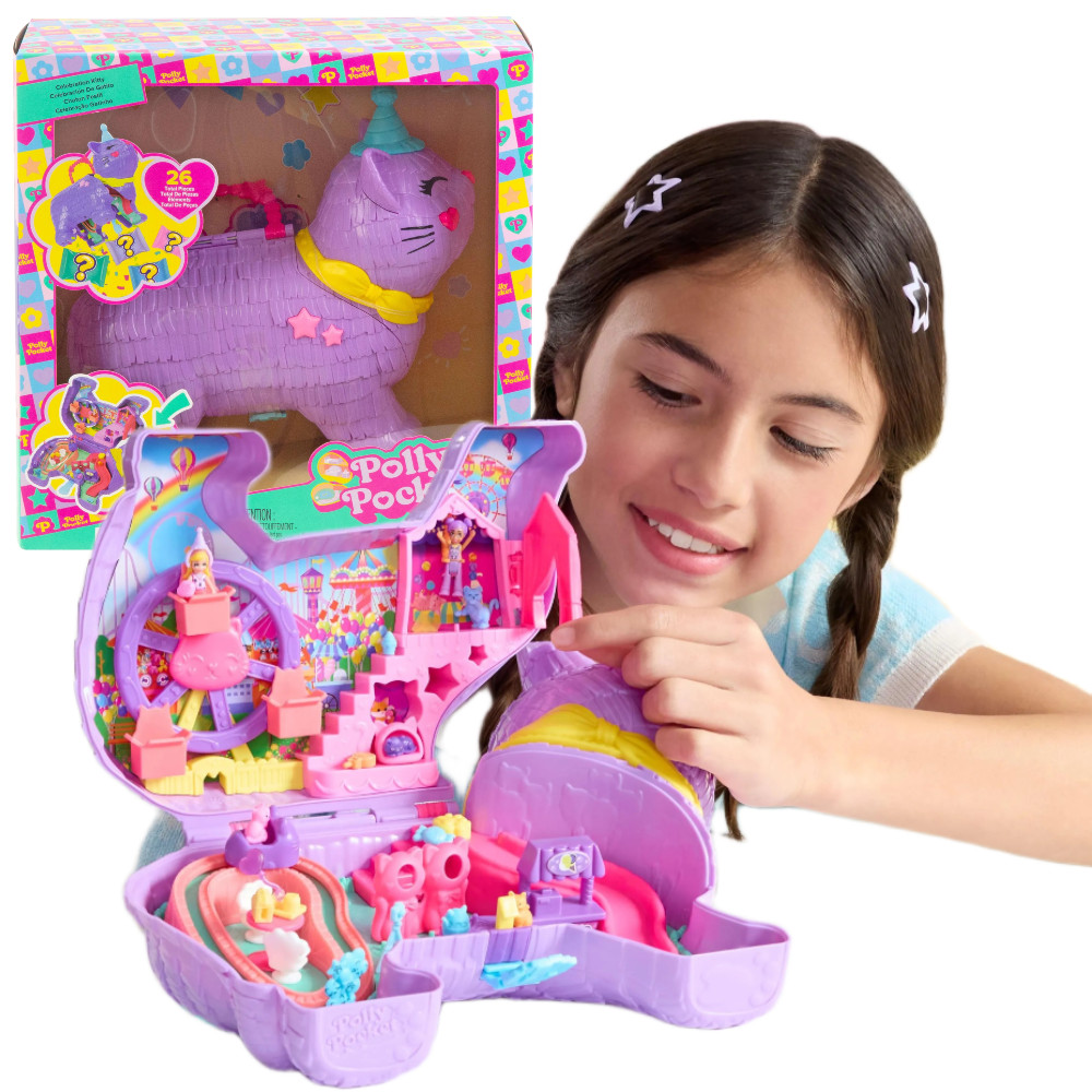 Mattel Polly Pocket Piniata Kotek JFT90