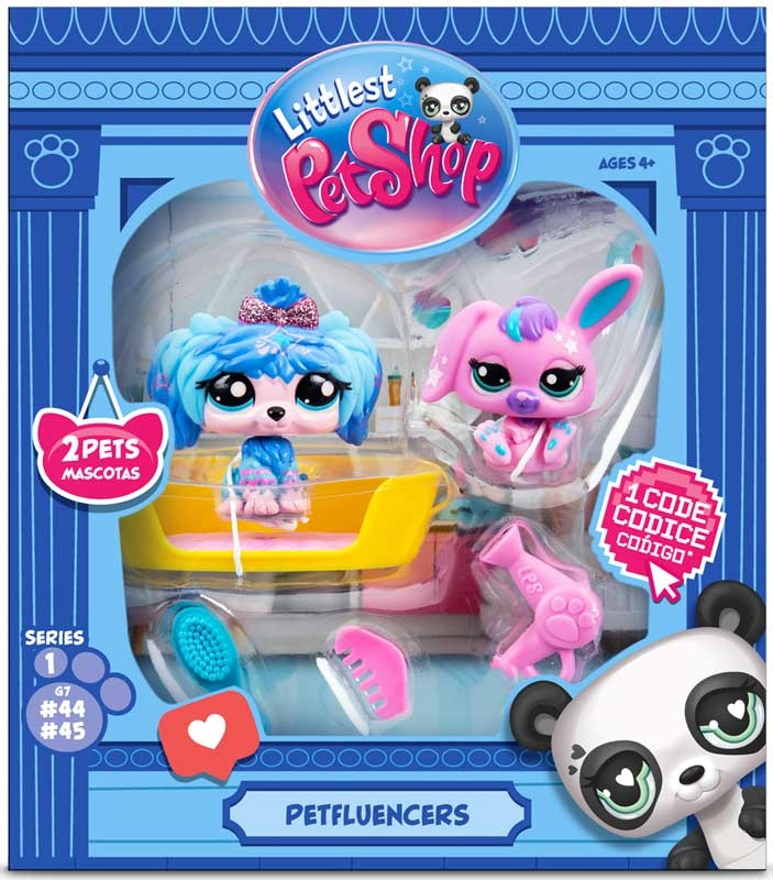 Littlest PetShop Zestaw Petfluencers Pies i Królik 