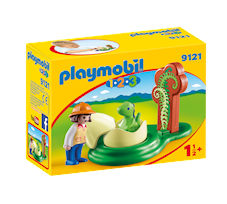 Playmobil 1.2.3 Mały dinozaur w jajku 9121