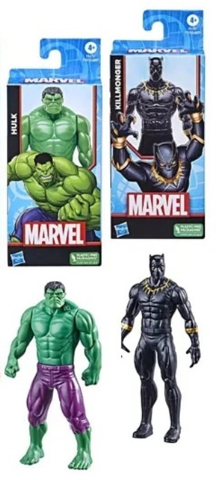 Marvel Avengers zestaw figurek F5097 - Hulk + Czarna Pantera