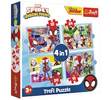 Trefl Puzzle 4w1 Ekipa Spiday'a 34611