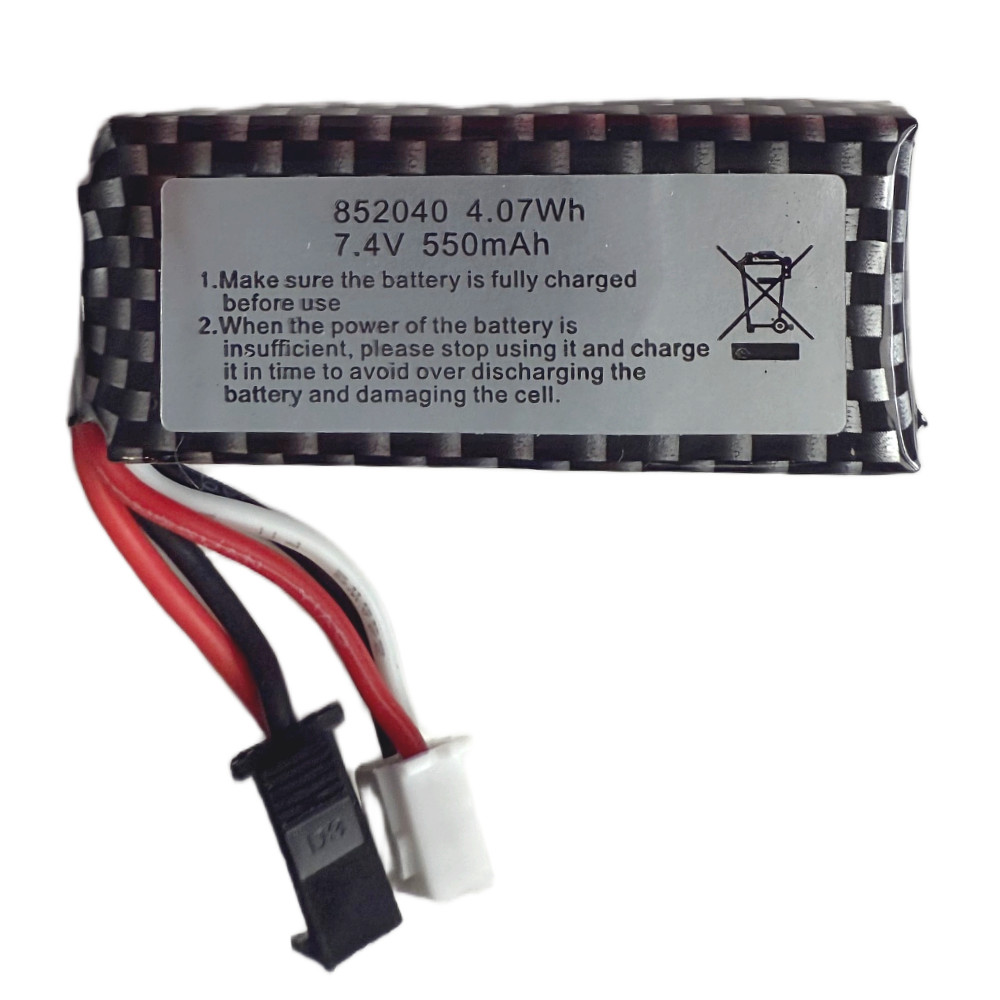 Akumulator Bateria Li-Po 7.4V 550mAh do Wyrzutni Pojazdów RC 852040