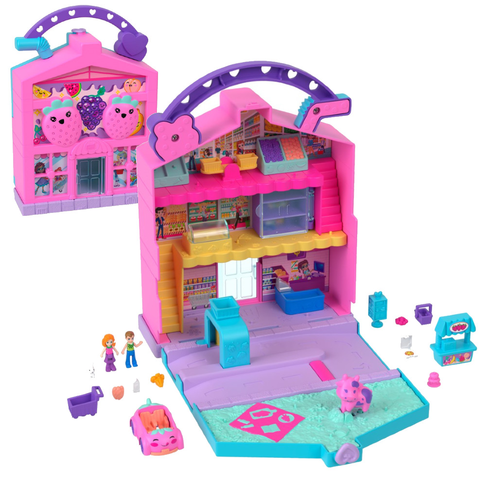 Mattel Polly Pocket Pollyville Owocowy Supermarket HRD45