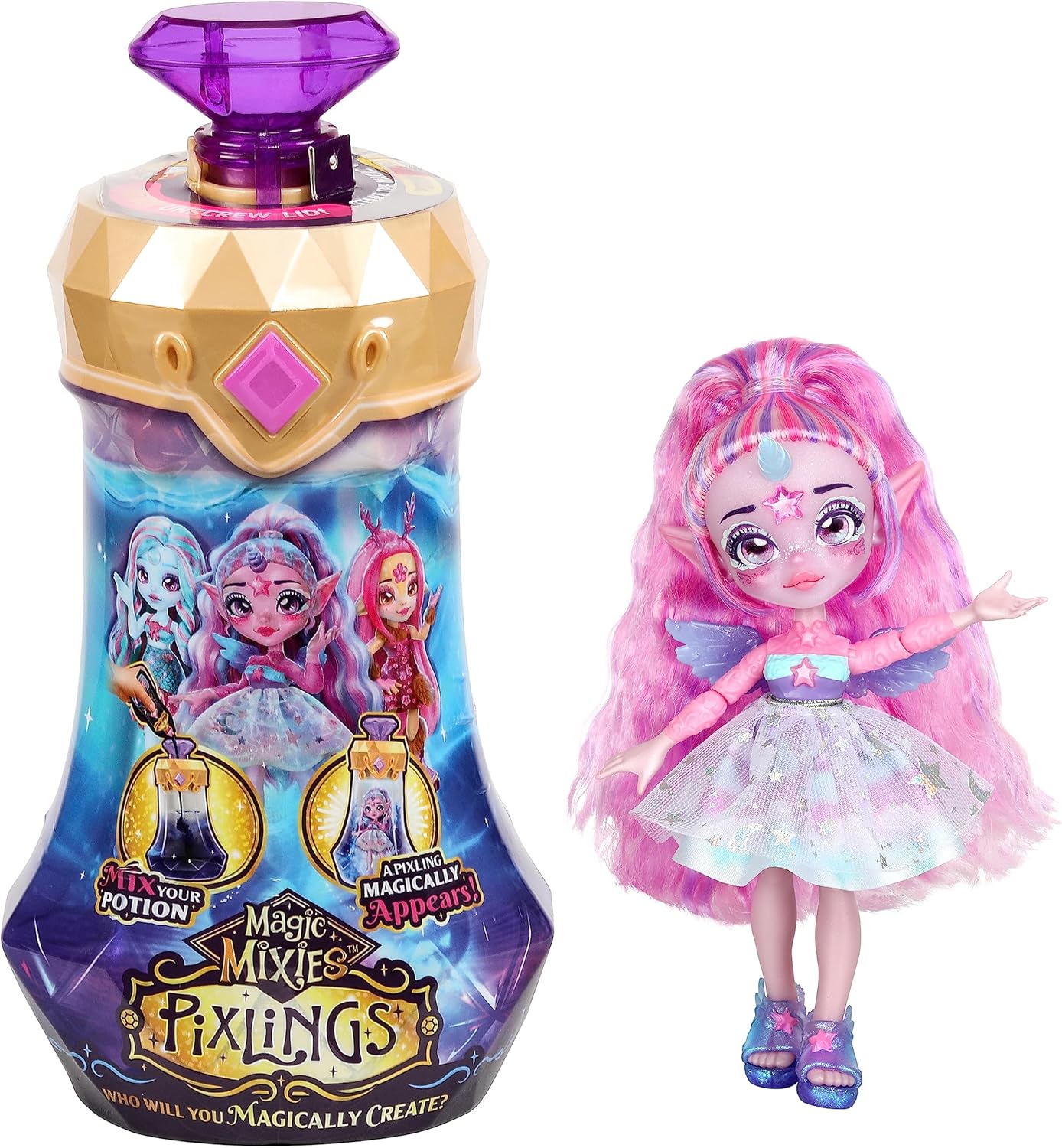 Magic Mixies Pixlings Lalka Jednorożec Unia 14871