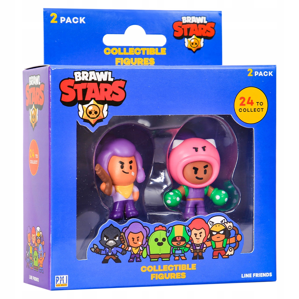 Brawl Stars Zestaw 2 Figurek Shelly i Rosa 70027