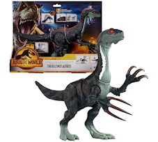Mattel Jurassic World figurka akcji dinozaur Therizinosaurus z dźwiękiem GWD65