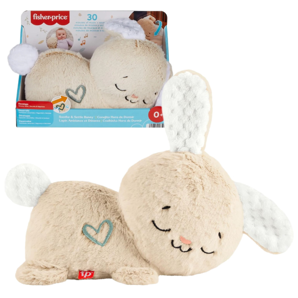Fisher-Price Śpiący Króliczek Usypiacz-Uspokajcz FCC12