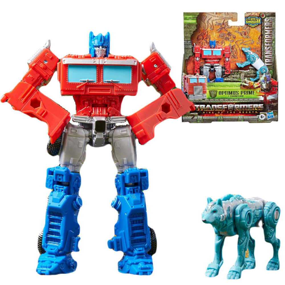 Hasbro Transformers Rise of the Beasts Optimus Prime i Chainclaw F6412