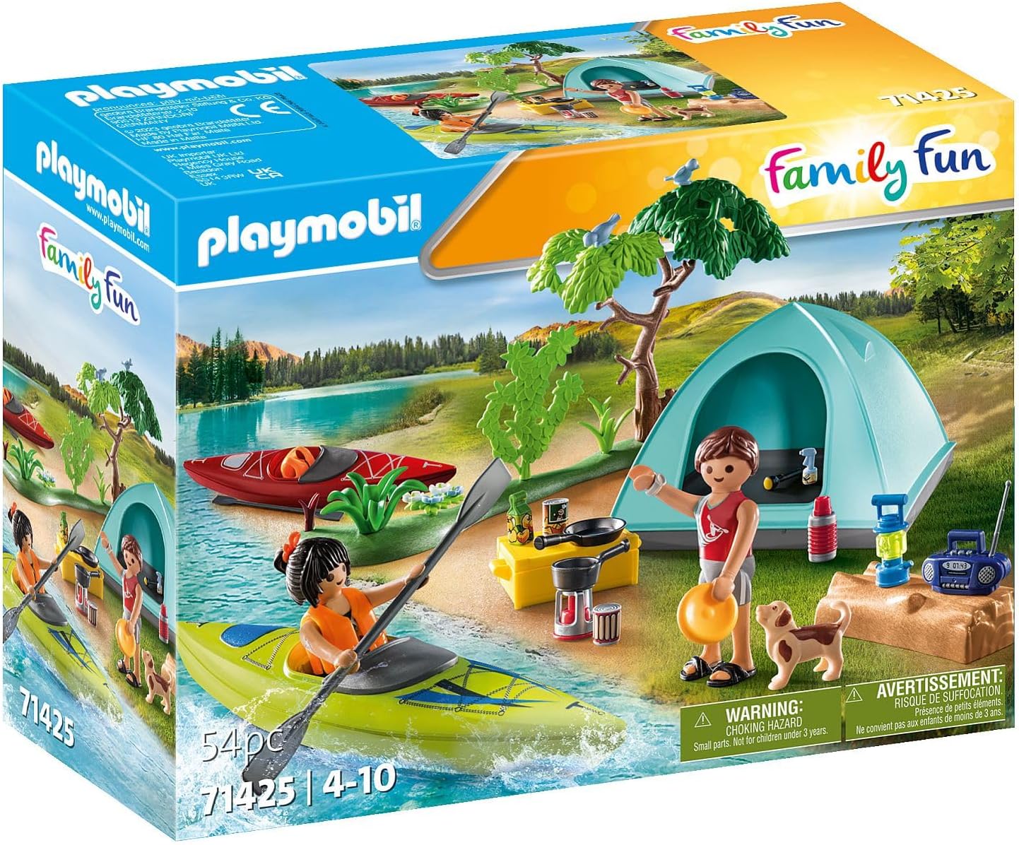 Playmobil Family Fun Biwak pod namiotem 71425 uszkodzone opakowanie