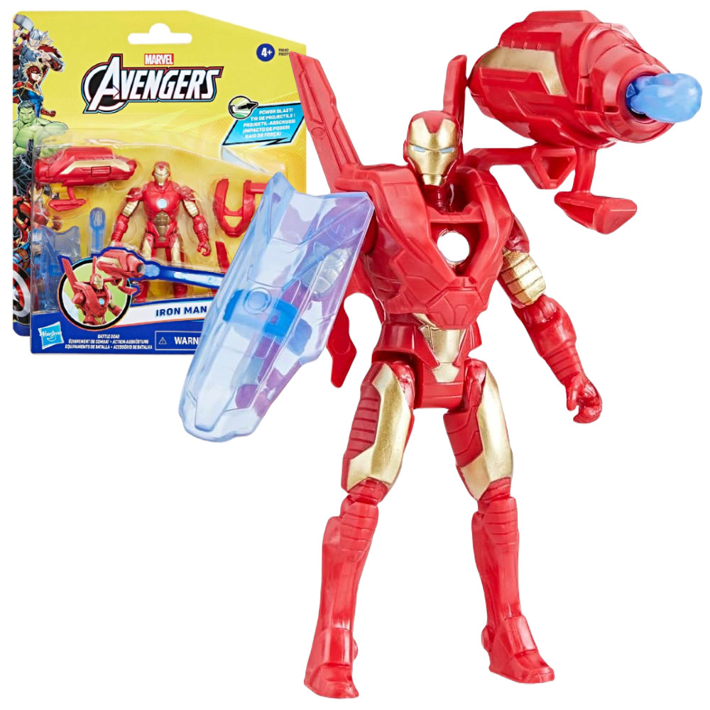 Marvel Avengers Figurka Battle Gear Iron Man F9342