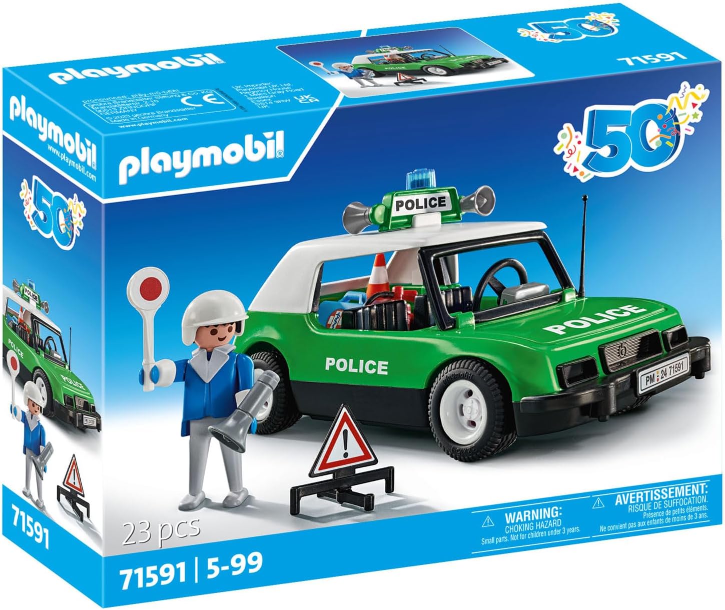 Playmobil Klasyczny Samochód Policyjny 71591