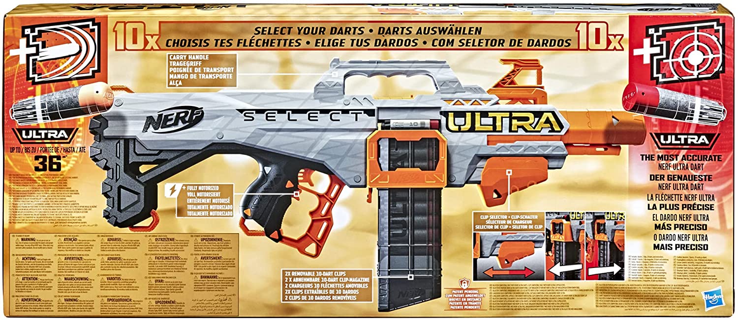 Nerf Ultra Select F0958 + Maska Bojowa F0034