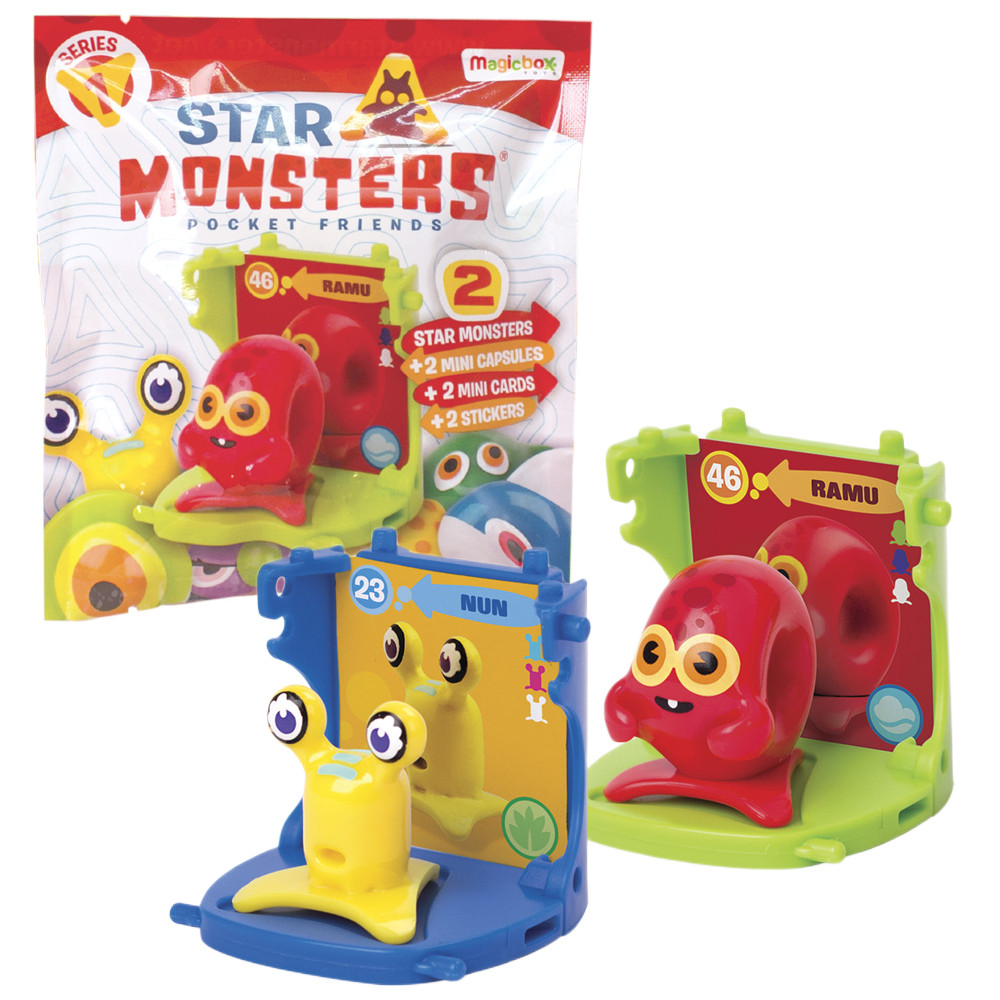 Star Monster Saszetka Niespodzianka 2 figurki 2 mini kapsuły seria 1 04432