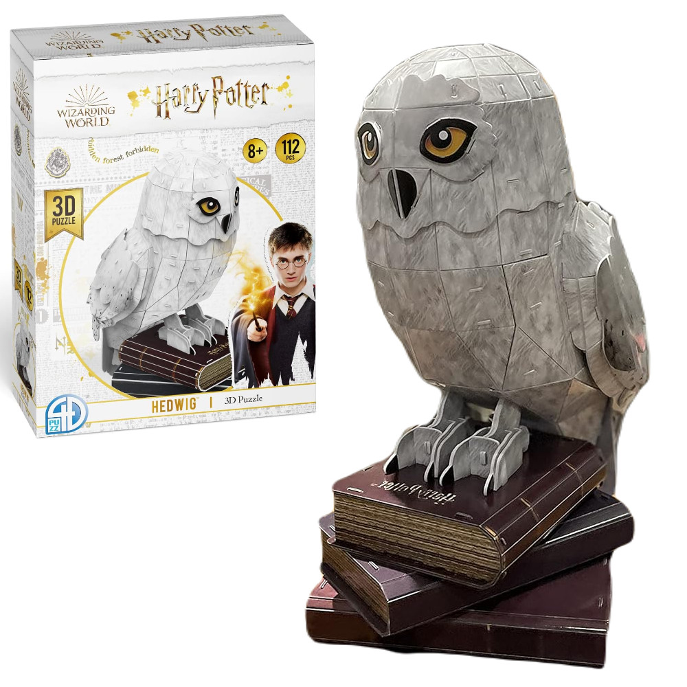 Harry Potter Puzzle 3D Sowa Hedwiga 112 el. 20144619