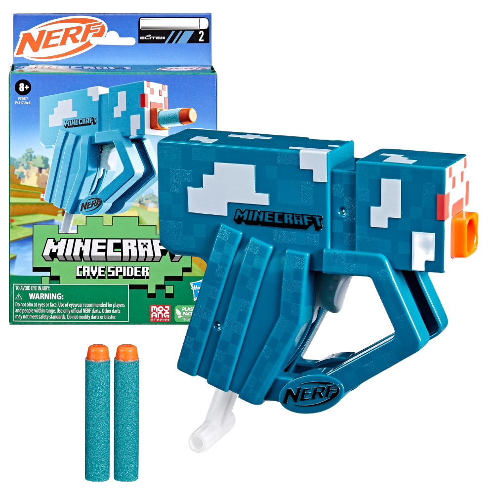 Nerf Microshots Minecraft Micro Cave Spider F7967