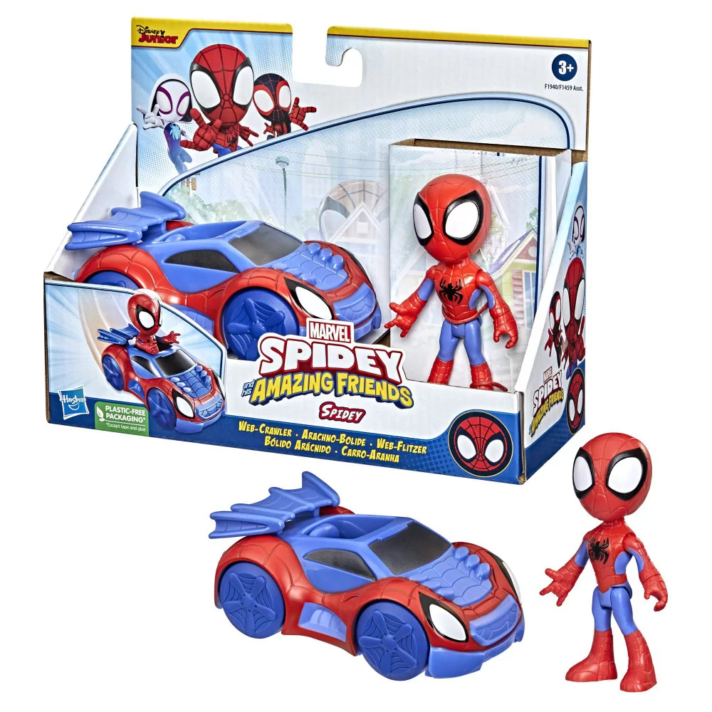 Marvel Spidey i Super-Kumple Figurka Spidey z Pojazdem F1940