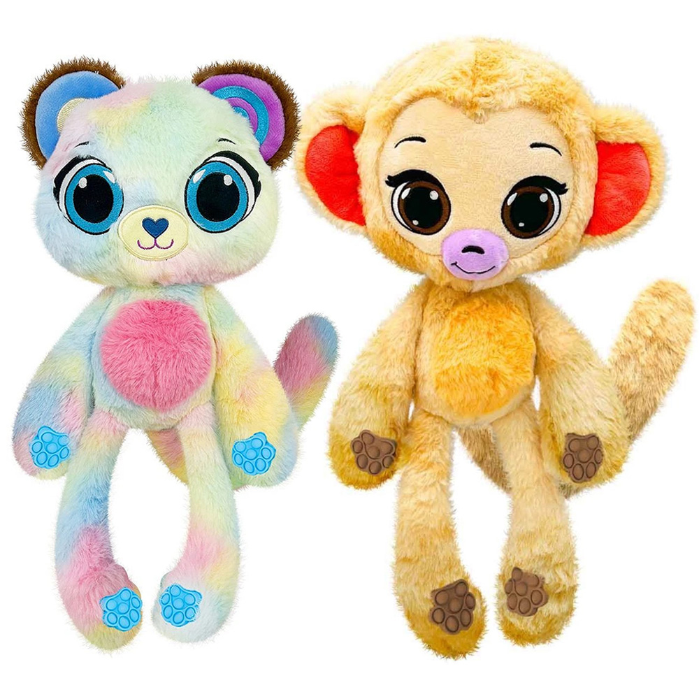 Bubblepops Zestaw 2 Maskotek Pachnąca Maskotka Misiu Jeżyna + Małpka Kakao