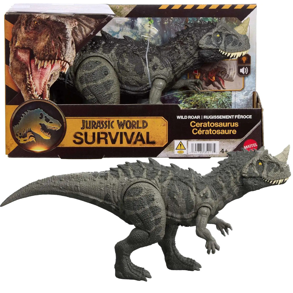 Jurassic World Figurka Ryczący Dinozaur Creatosaurus Światło Dźwięk JKL77