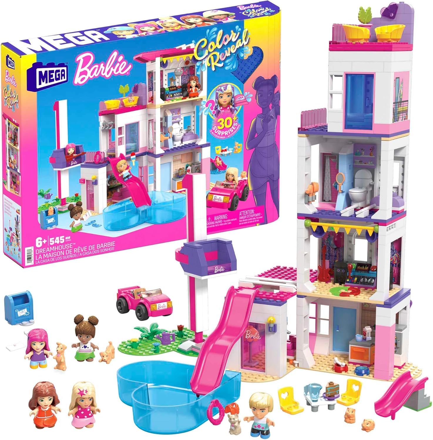 Mega Klocki Barbie Domek Marzeń DreamHouse HHM01