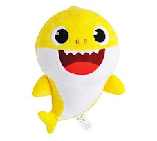 Baby Shark Rekin Maskotka śpiewająca pacynka żółta 61180