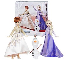 Disney Kraina Lodu Frozen II Lalka Anna, Elsa i Olaf E8749