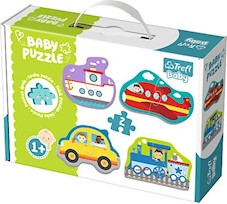 Trefl Baby Classic Puzzle Pojazdy transportowe 36075