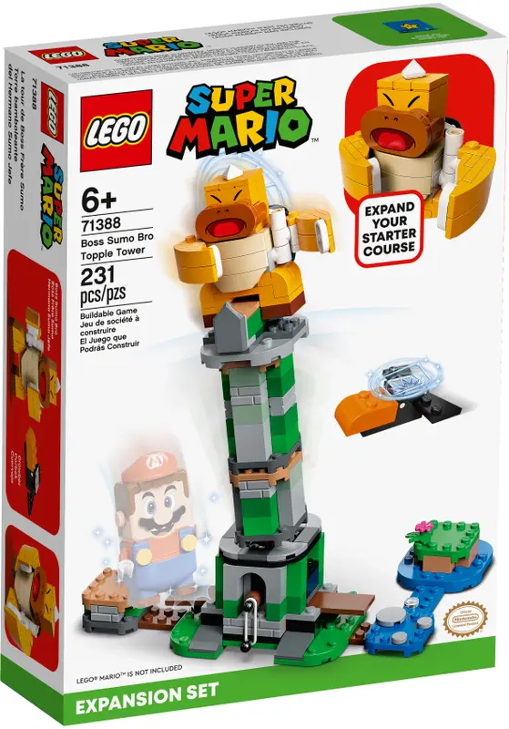 Lego Super Mario Boss Sumo Bro i Przewracana Wieża 71388