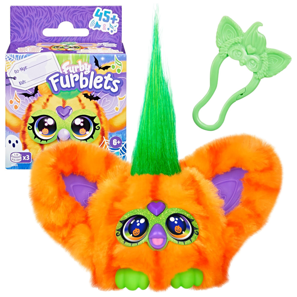 Furby Furblets Interaktywna maskotka Dynia Halloween Boo-Kin G1435