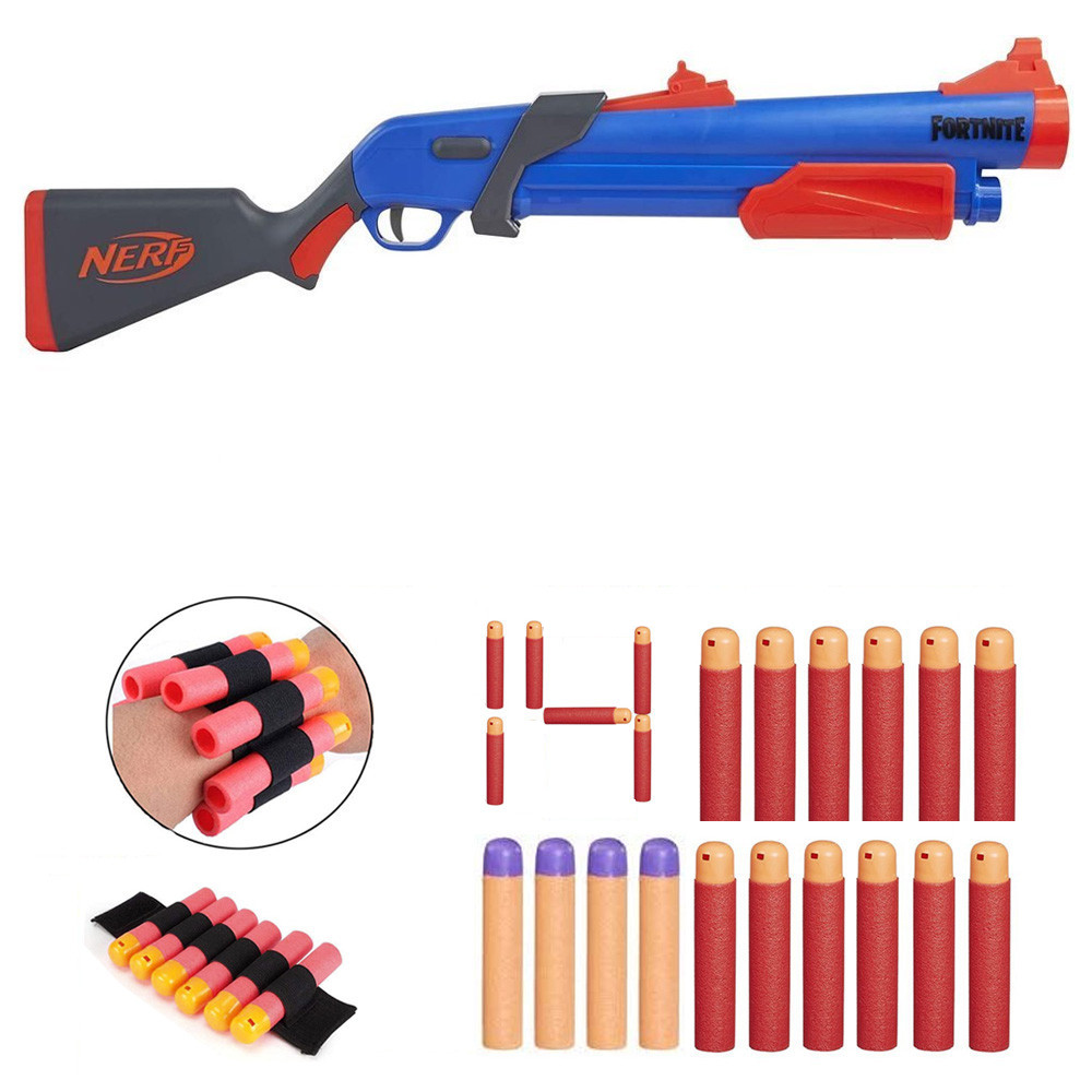 Nerf Fortnite Shotgun Pump SG Mega F0318 + 10 strzałek Mega + opaska Mega