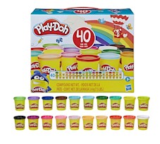 Play-Doh Tuby uzupełniające 40-pak E9413 uszkodzone opakowanie