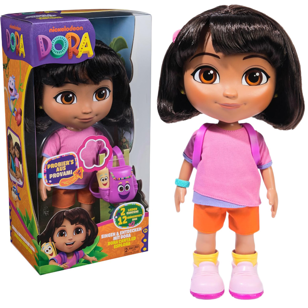 Dora Poznaje Świat Interaktywna Lalka Dora z dźwiękiem 35 cm 6074840