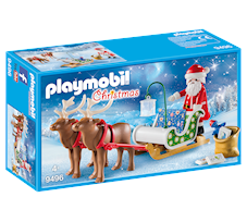 Playmobil Sanie Świętego Mikołaja z reniferami 9496