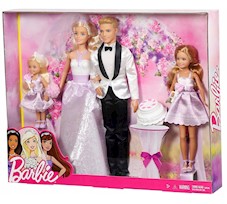Lalka Barbie Ken Młoda Para + lalki DJR88