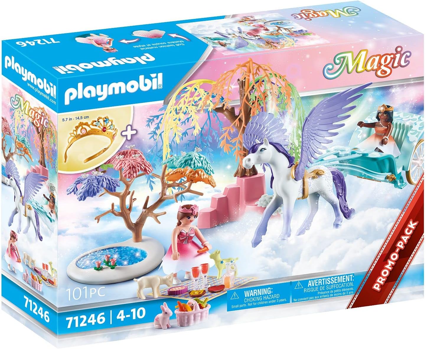Playmobil Magic Piknik Księżniczek z Powozem Pegaza 71246