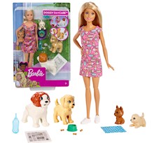 Barbie Lalka opiekunka piesków FXH08
