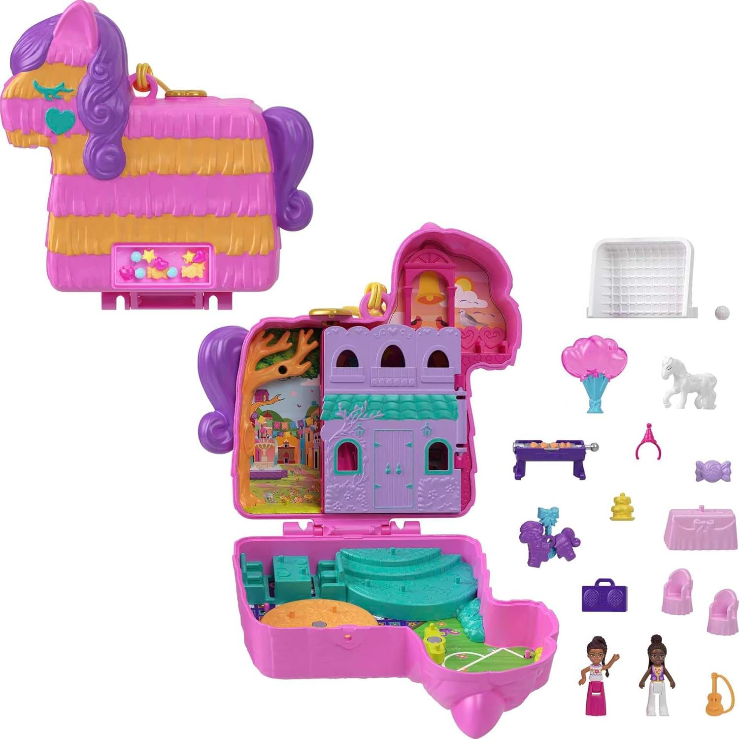 Polly Pocket Zestaw Kompaktowy Impreza z piniatą HKV32