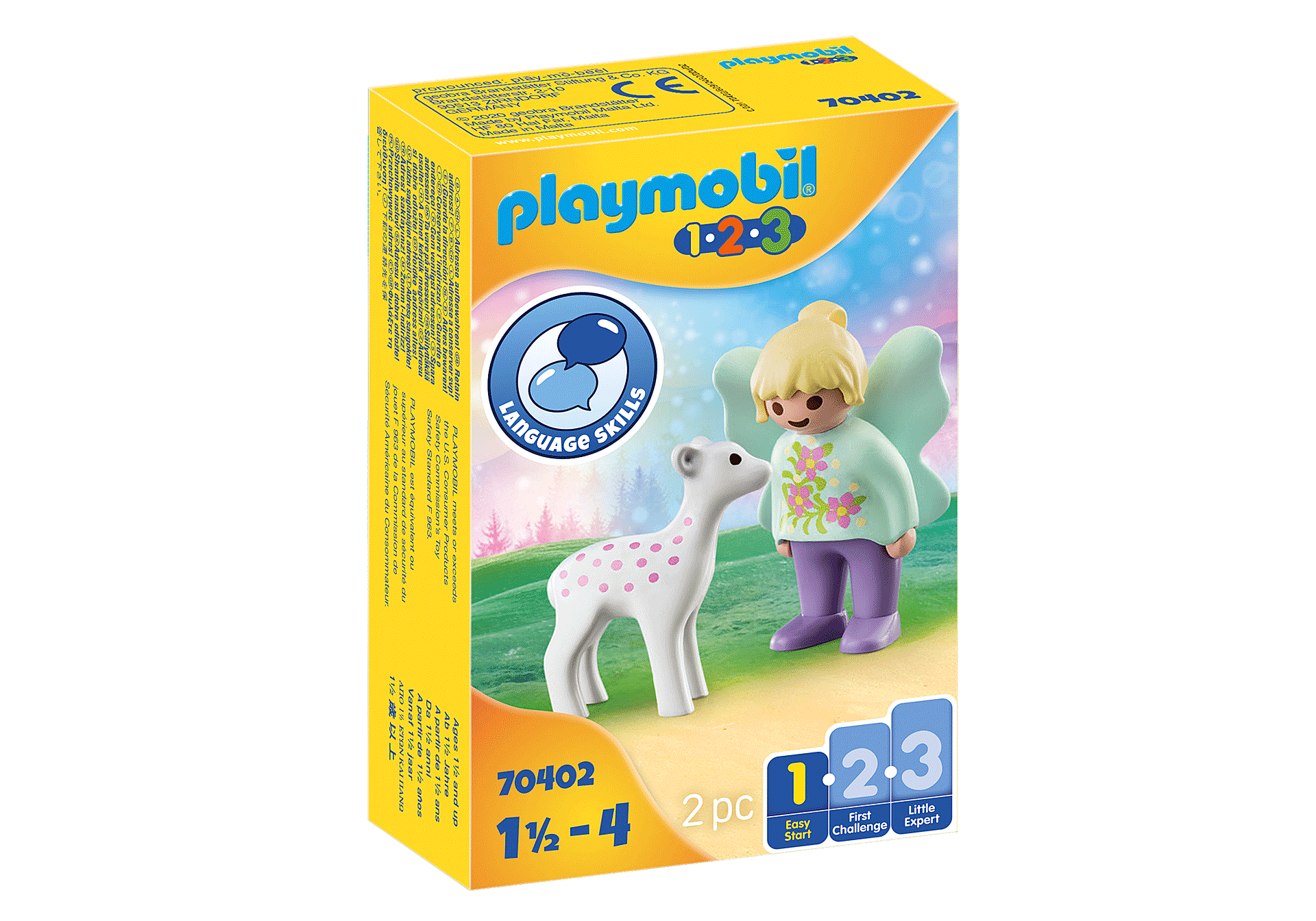 Playmobil 1.2.3 Wróżka z sarenką 70402